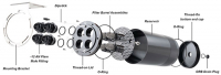 Vibrant Performance Catch Can Assembly, Large (2.0L), 2-Port model