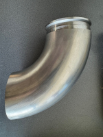 Downpipe Anschweißring für Garrett G30, G35, GTX30, GTX35 GEN II  etc. V-Band Adapter auf 3,5